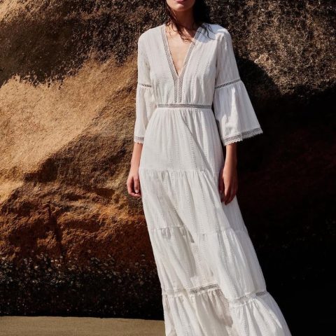 VESTIDO LONGO RENDAS